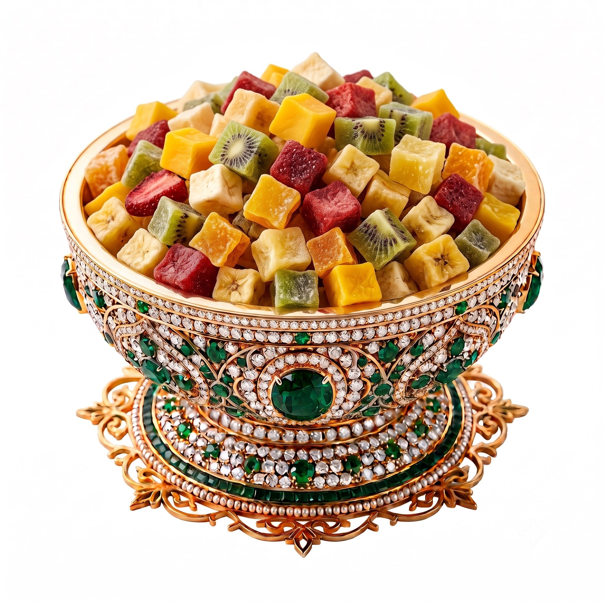 Mixed Dried Fruit Cubes